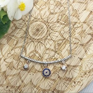 Sterling Silver Evil Eye 🧿 Protection Necklace